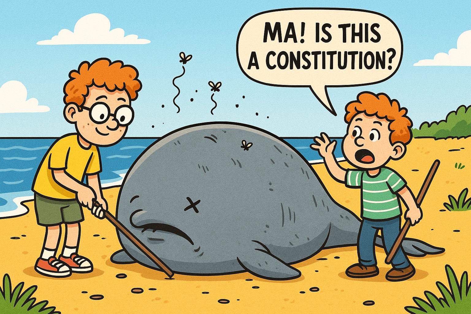 The Oklahoma Constitution Appears To Be a Bloated, Beached Whale. Could Its True Origins Be the Explanation?