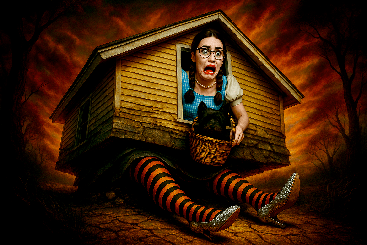 Jacqueline Persephone Cox Squishes One of the Wicked Witches on Accident
